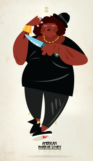 Illustration for article titled The women of AHS: Coven look fierce in these fan-made portraits